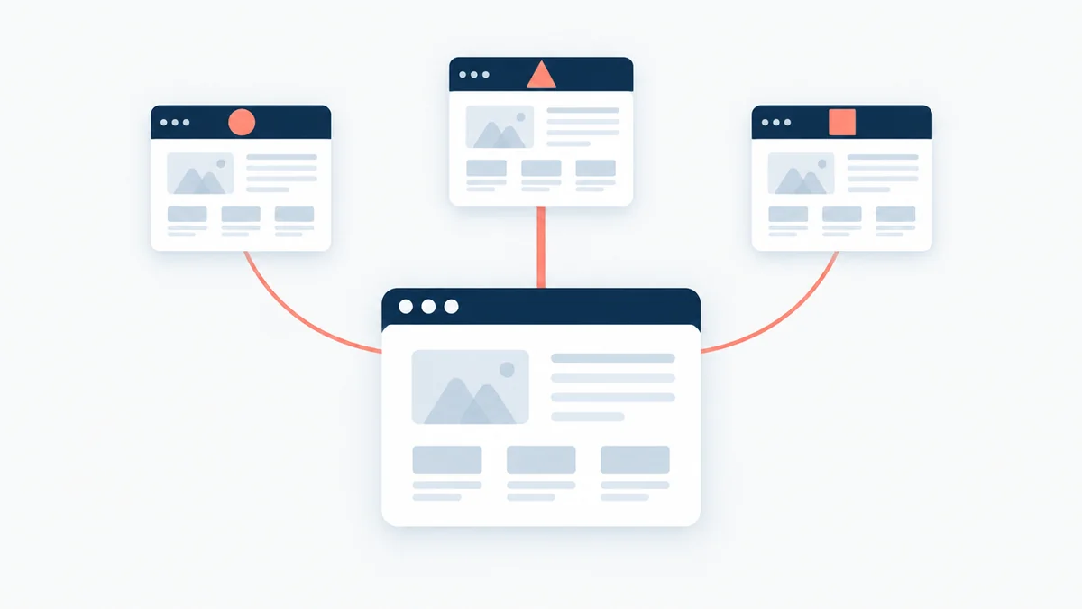 Avukat web sitesi SEO için farklı dil sürümlerinin hreflang ile birbirine bağlanmasını gösteren şema