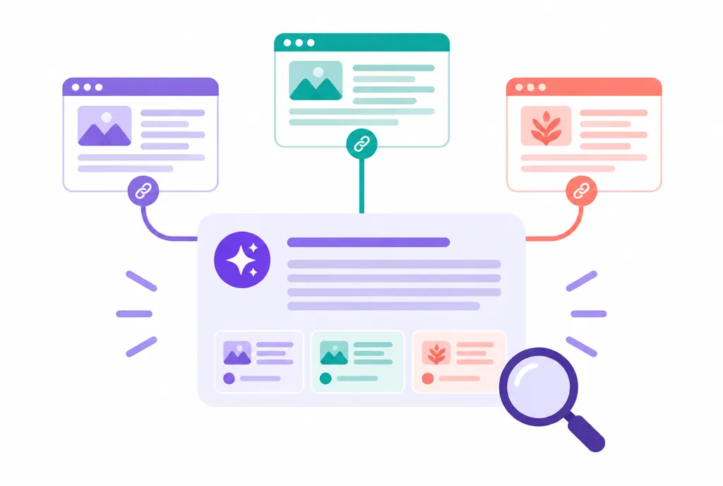 GEO nedir: yapay zekâ cevabında kaynak olarak gösterilen web sitelerini anlatan infografik
